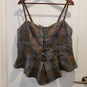 Outlander Lace Up Top